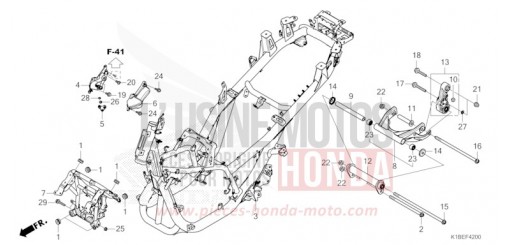 CARROSSERIE DE CHASSIS NSS350AR de 2024
